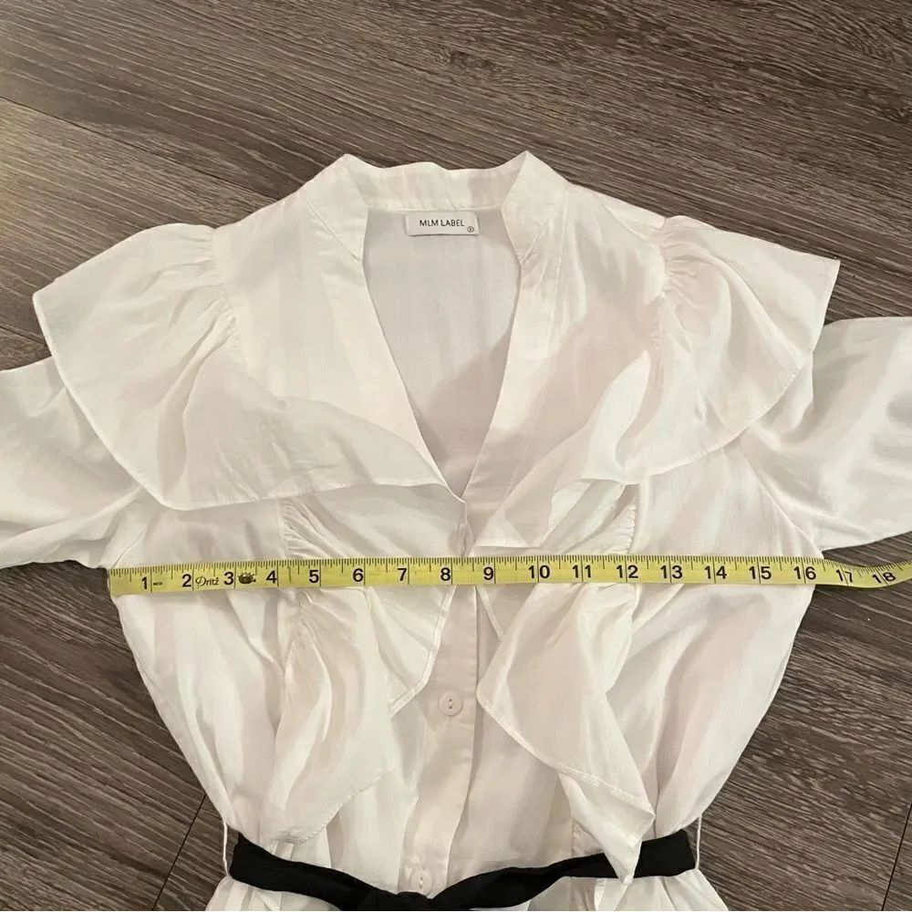 Mlm Label Miller Ruffle Shirtdress - Picture 10 of 10